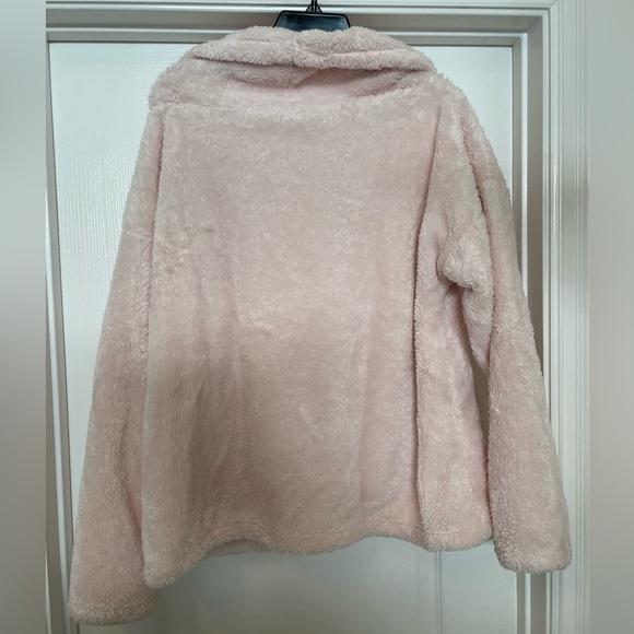 Old Navy long sleeve cowl neck soft fleece sweatshirt size XLarge- pale pink - Picture 5 of 7